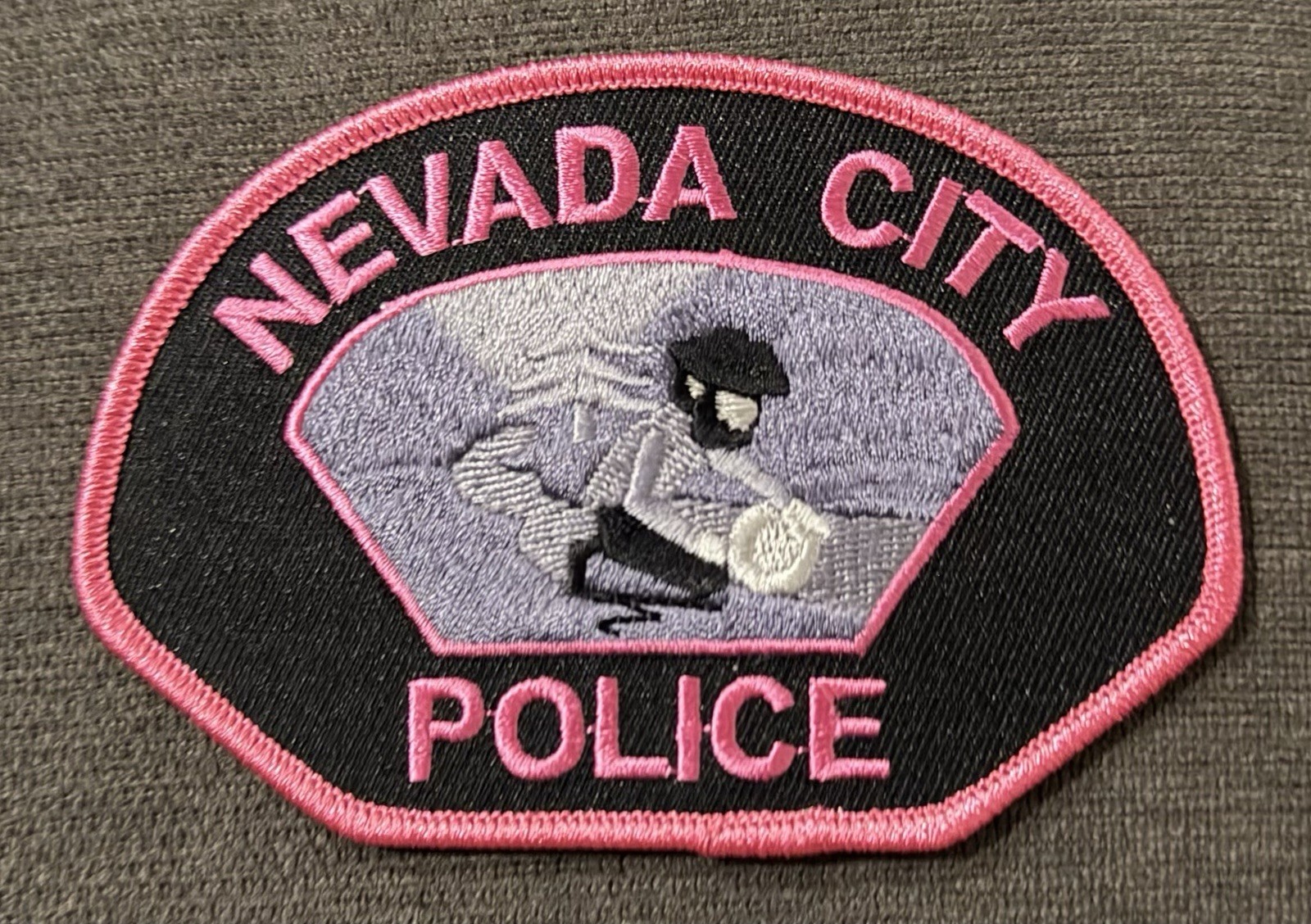 California Pink (Cancer Awareness) Nevada City Police Department.
