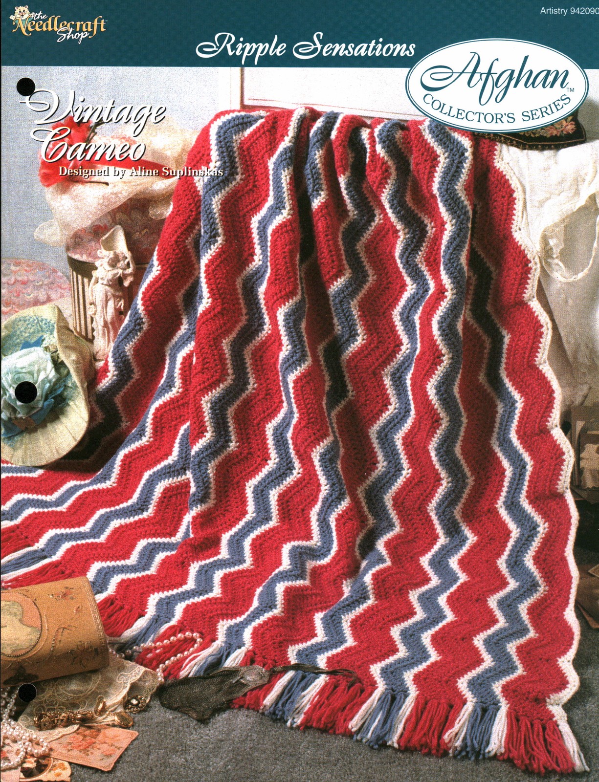 Vintage Cameo - Ripple Sensations | Needlecraft Shop Afghan Series 942090