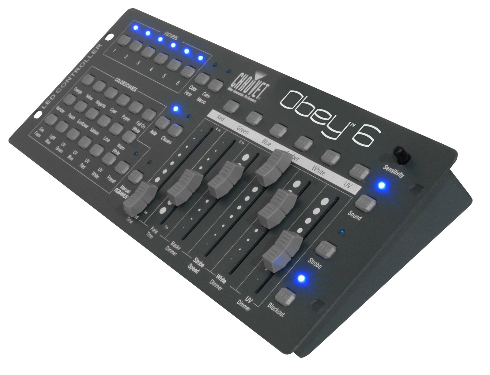 Chauvet DJ OBEY 6 Compact Universal Dmx-512 Controller Control Six Fixtures