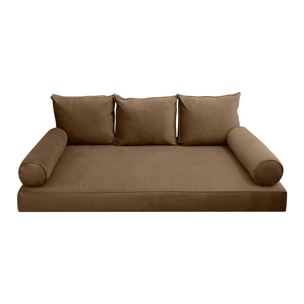 COVER ONLY Model V3 Full Velvet Same Pipe Indoor Daybed Mattress Cushion AD308