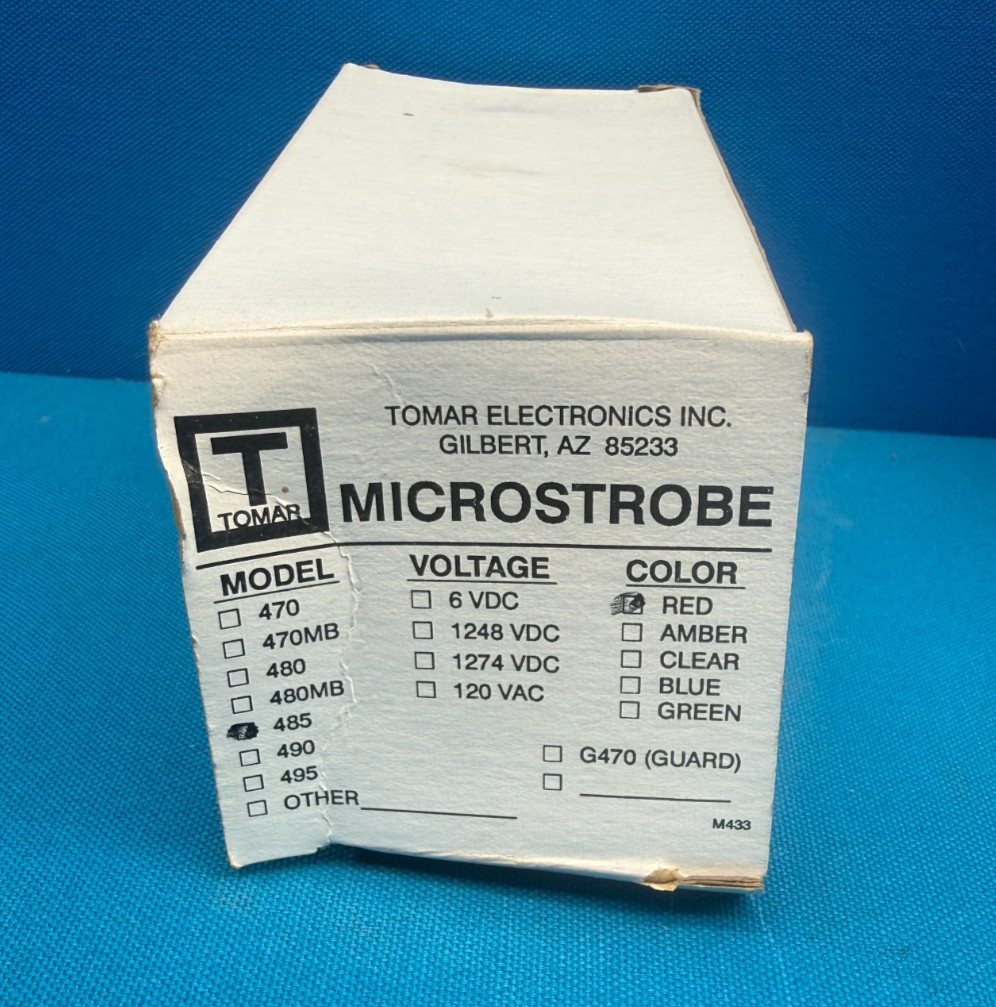 Tomar 485-120 Replacement High Voltage Microstrobe Light - Red