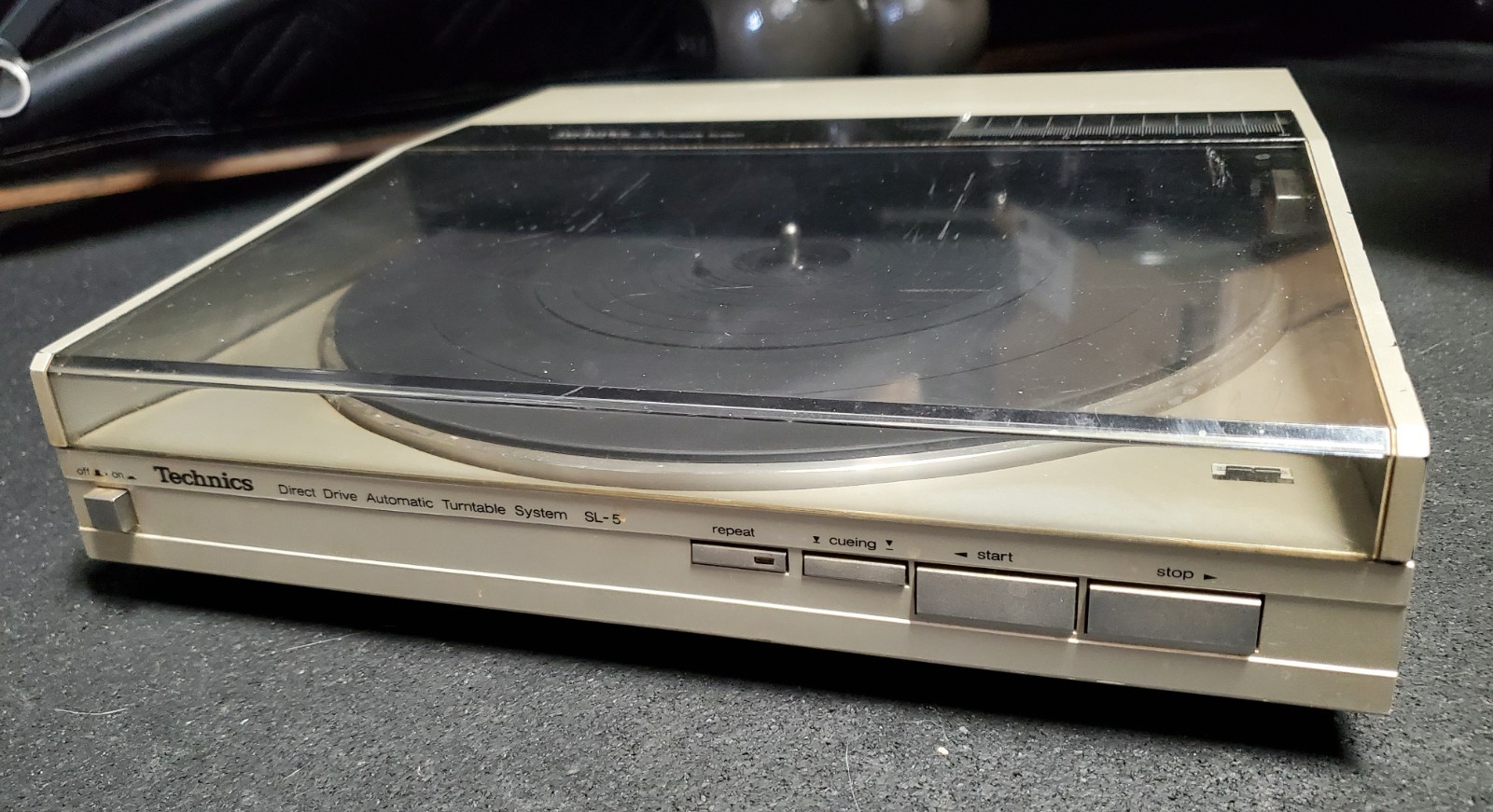 Technics SL-5 Direct Drive Linear Tracking Turntable - RESTORED!