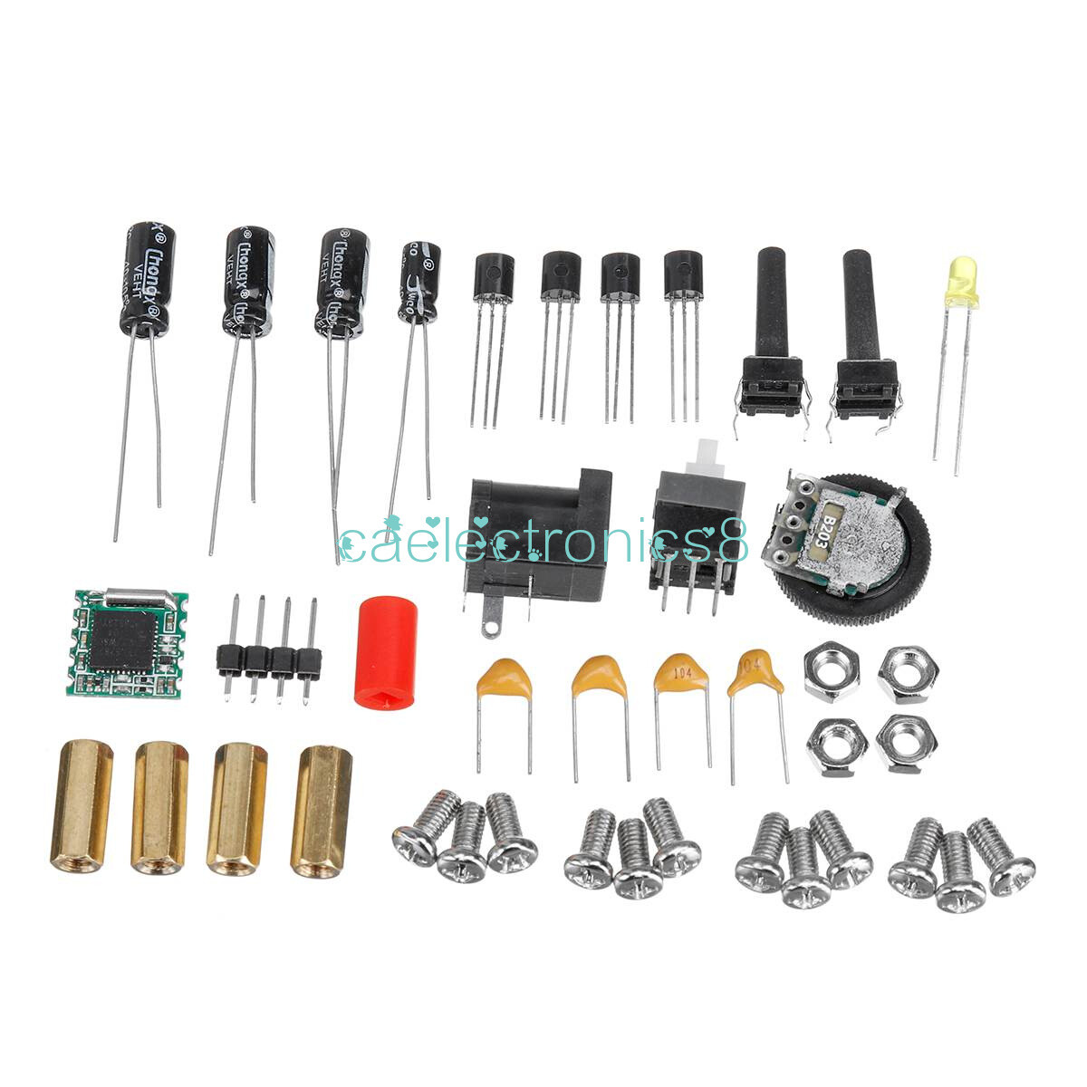 DIY DC4.5-5.5V 87.5-108MHZ Digital Tube Display FM Digital Radio Electronic