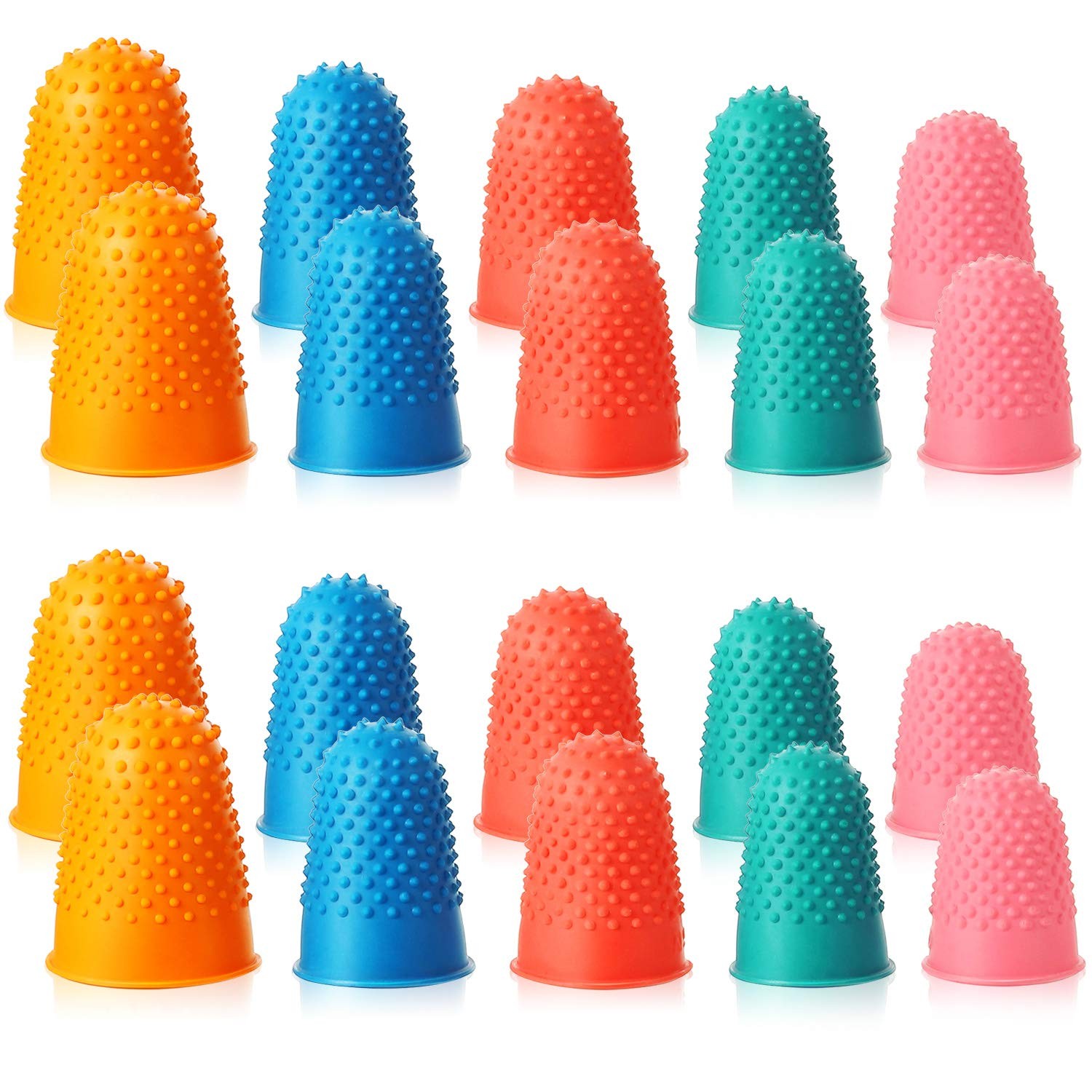 ACCO Rubber Finger Tips, Size 14 (X-Large), 7/9" Base Diameter, Extra Large, Nub
