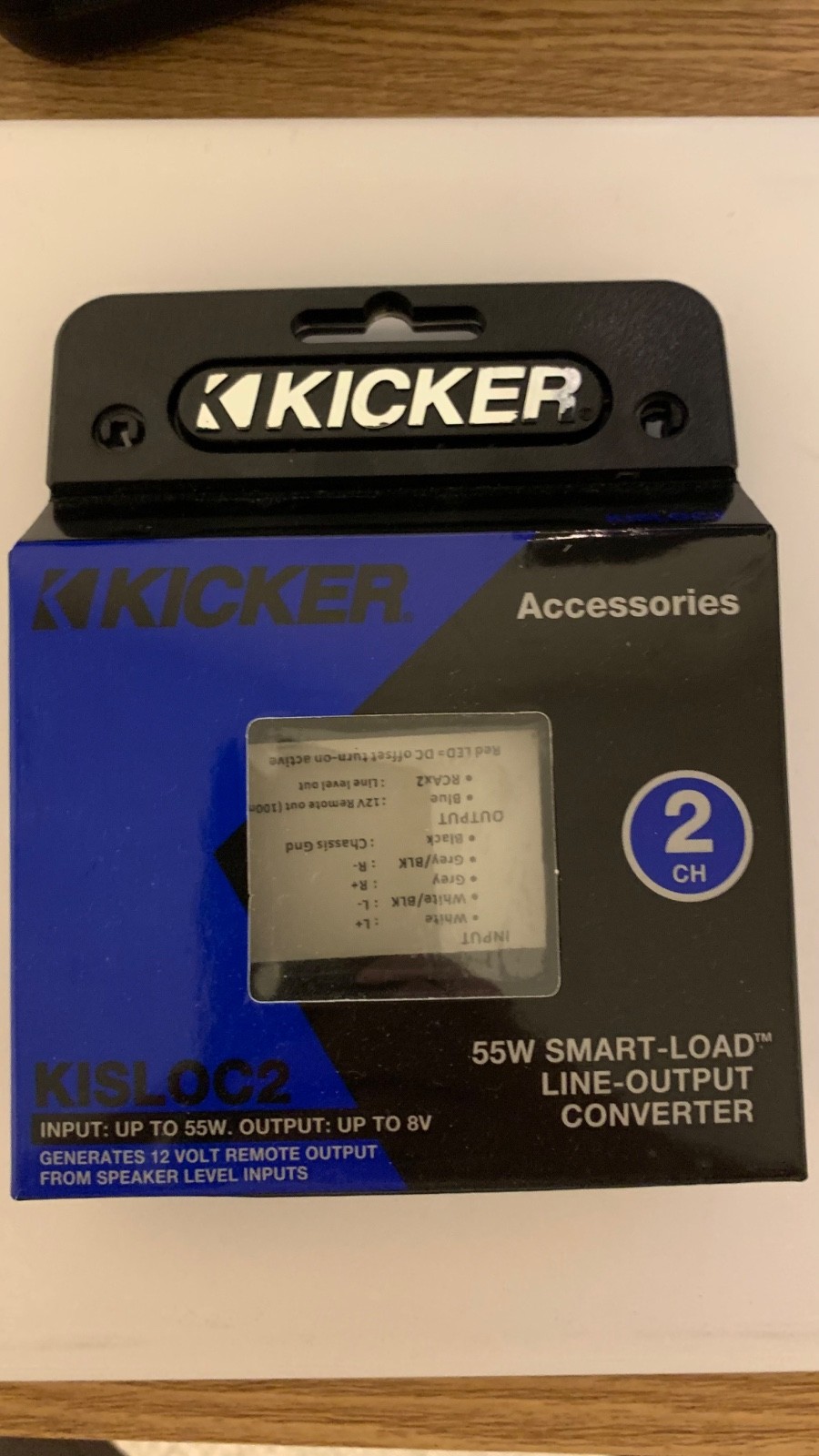 Kicker Line Out Converter - open box
