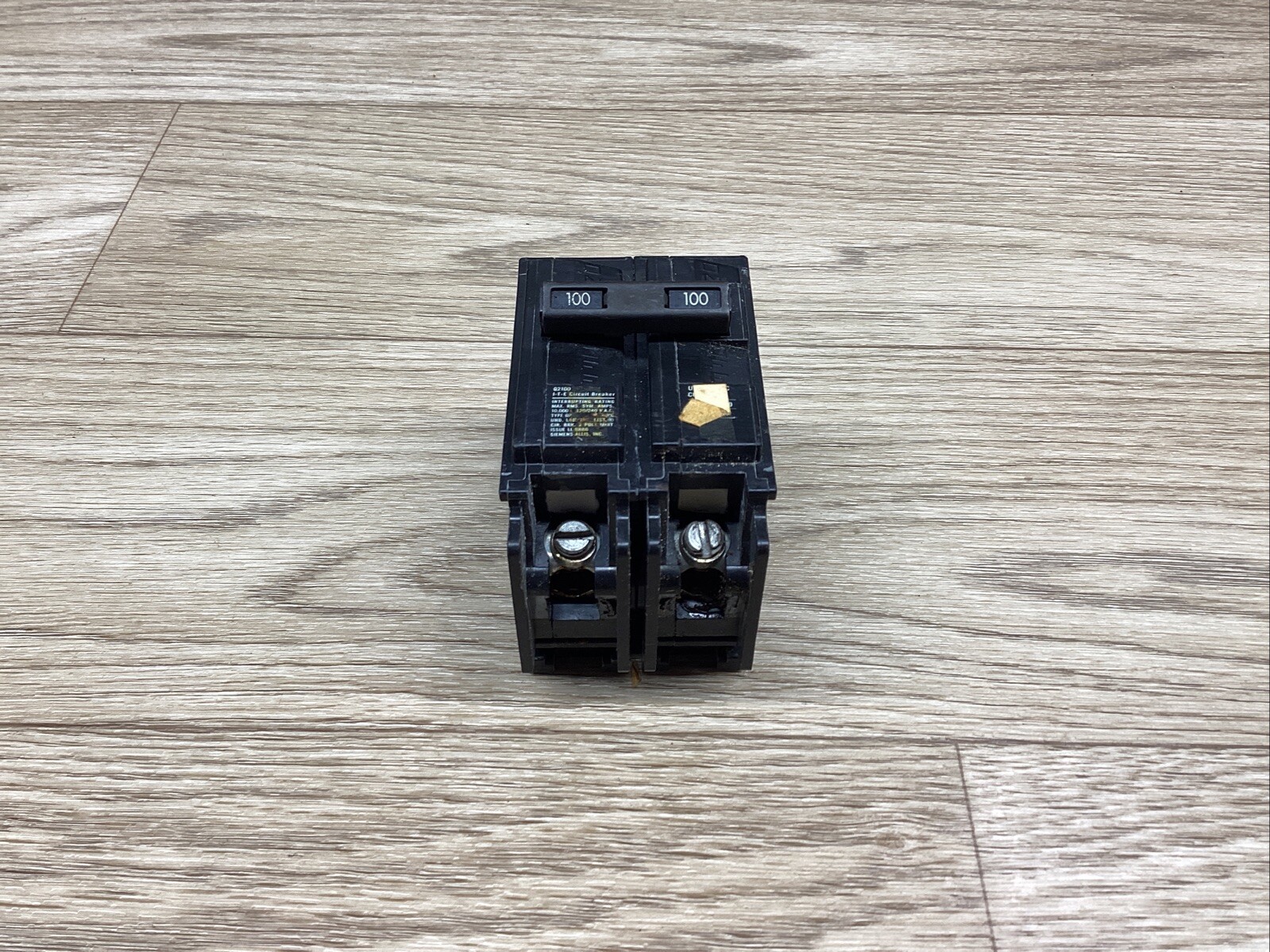 ITE 100AMP 2P CIRCUIT BREAKER #803F105PR6*CO