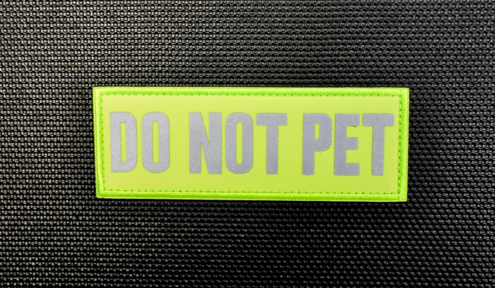 DO NOT PET Hi-Vis Reflective Patch Emotional Support Dog Harness Hook Backing
