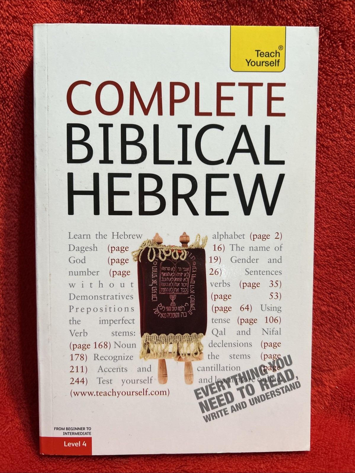 TY: Language Guides: Complete Biblical Hebrew by Sarah Nicholsen (2011, Trade...