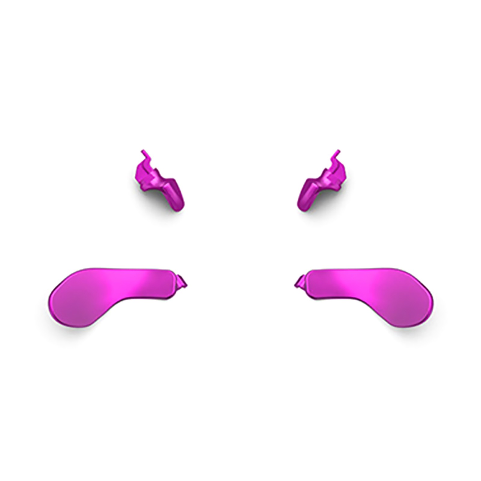 4X Purple Stainless Steel Back Button Paddles For PS5 Edge Controller Accessory