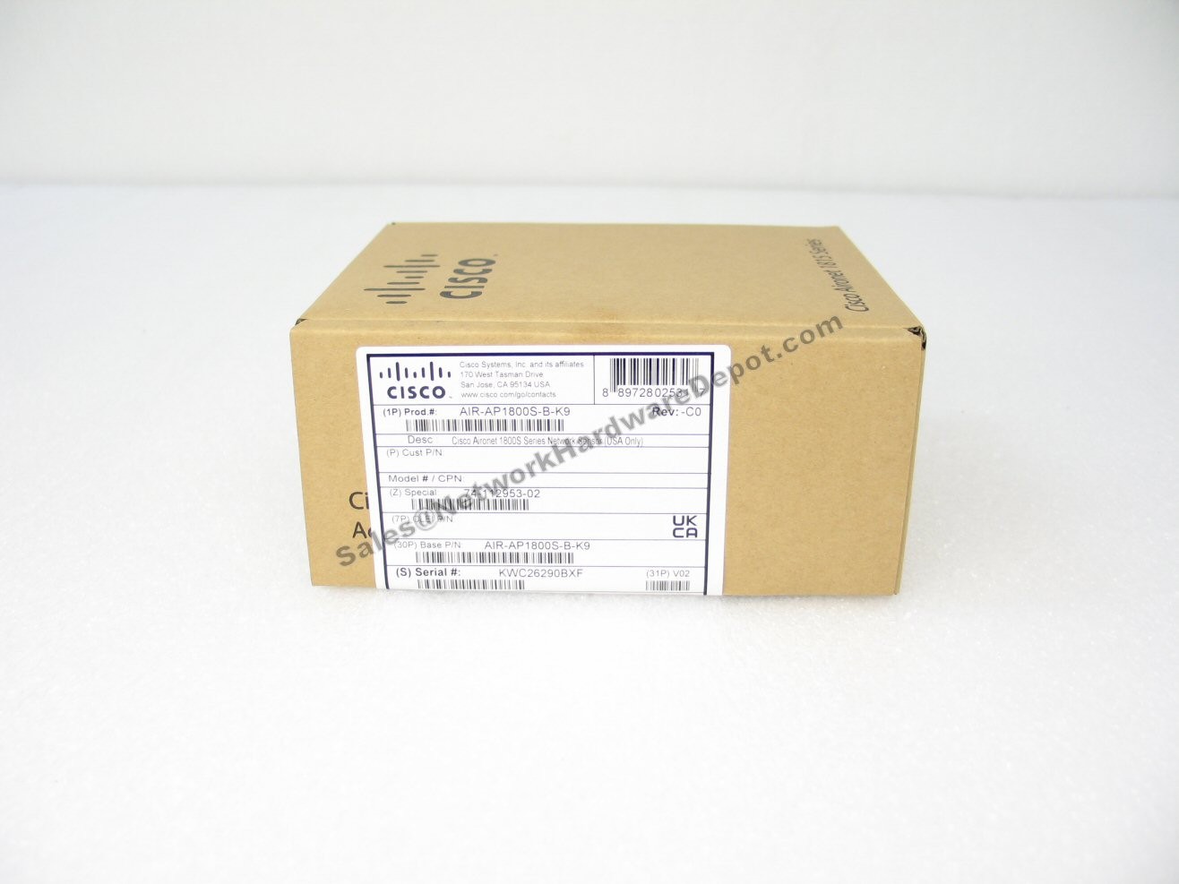 Cisco AIR-AP1800S-B-K9 Aironet 1800S Network Sensor *NEW IN BOX*