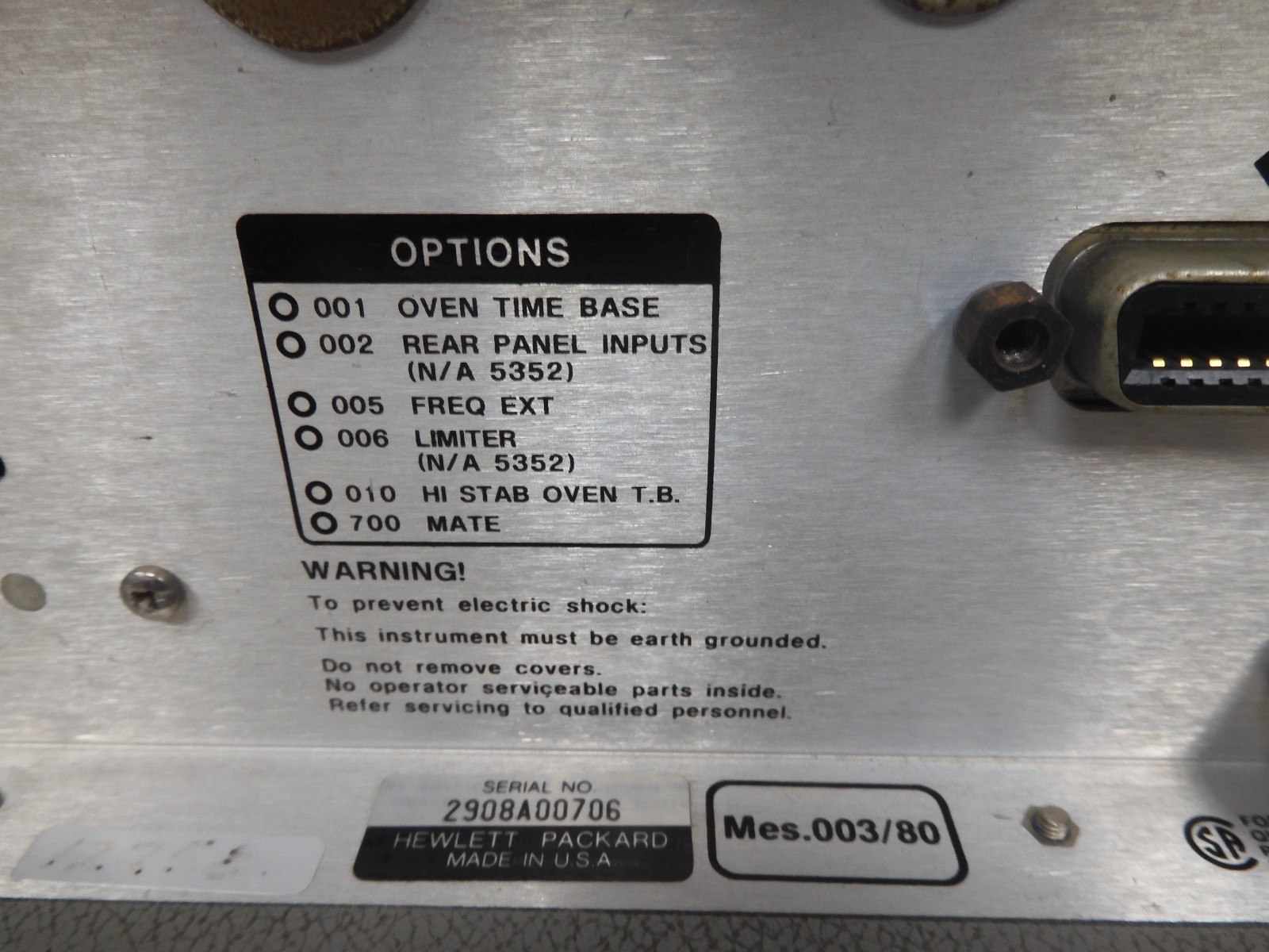 HP/Agilent/Keysight - model 5351B - Microwave Frequency Counter - QF41