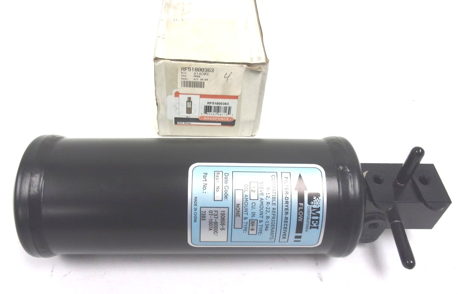 RF51800363 NEW TRP ROADFORCE A/C RECEIVER DRIER R134A FITS KENWORTH F37-6000C