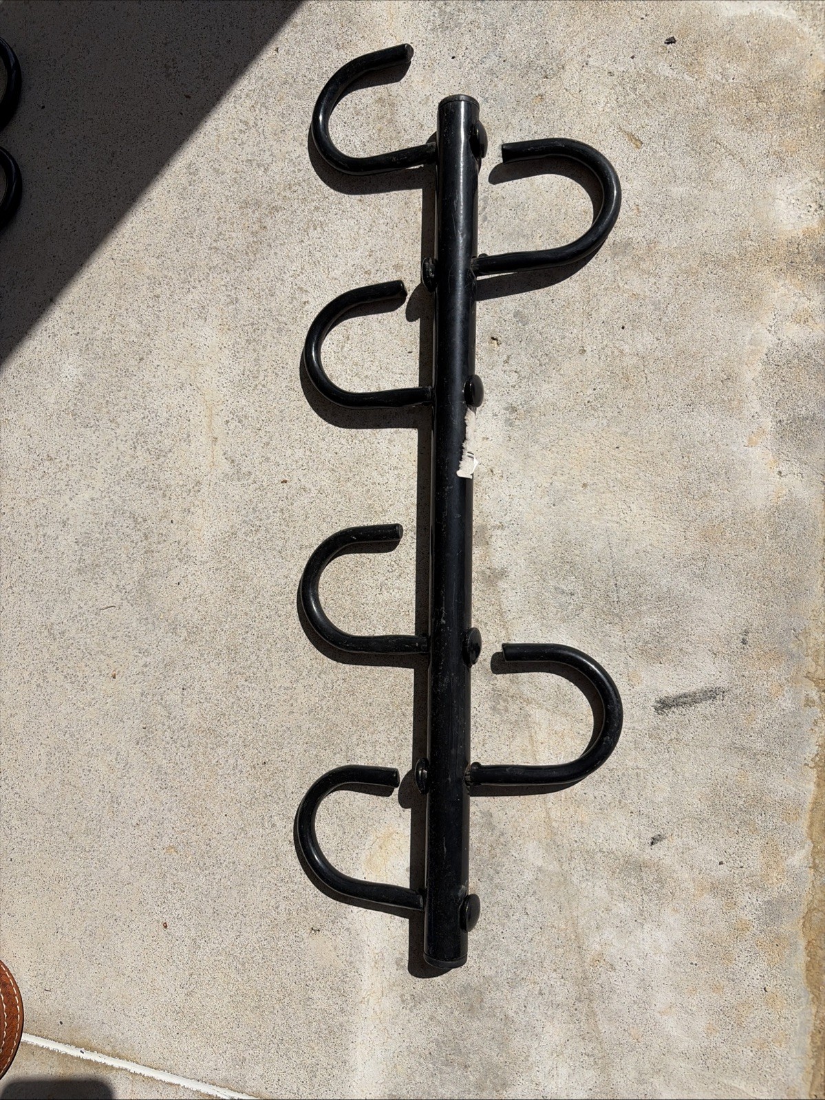 Halter Tack Rack Black Metal
