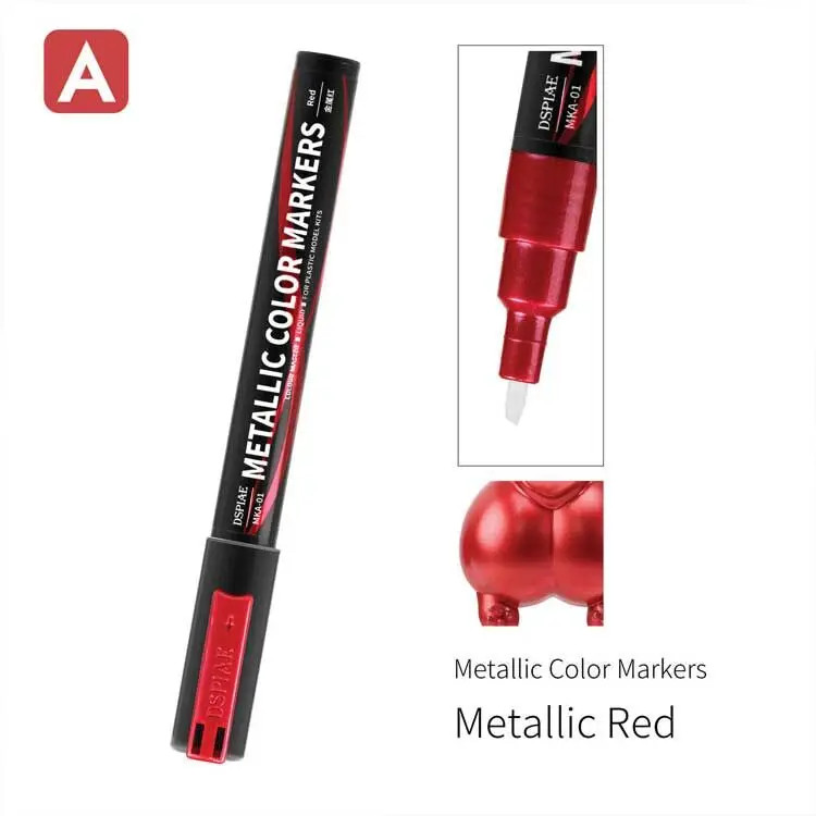 DSPIAE Super Metallic Color Paint Marker Metallic Red MKA-01