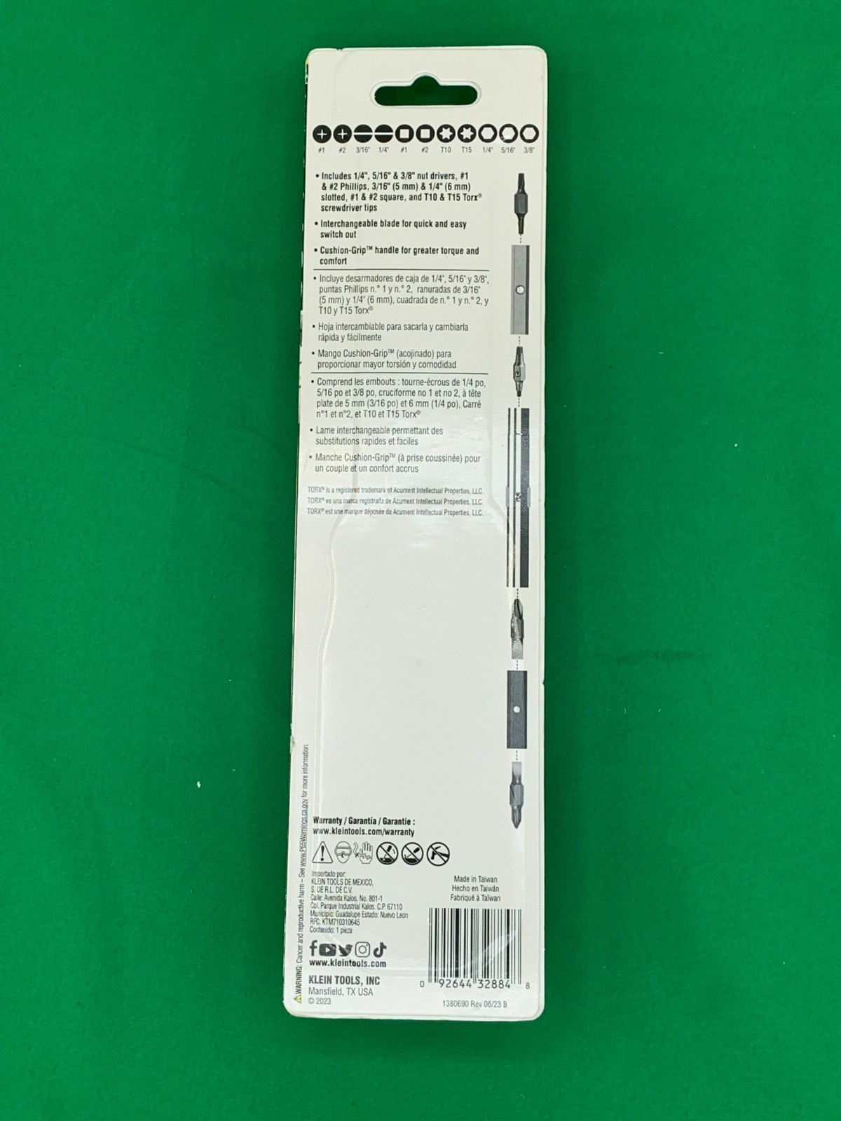 Klien Tools 11-1 SCREWDRIVER/NUT DRIVER