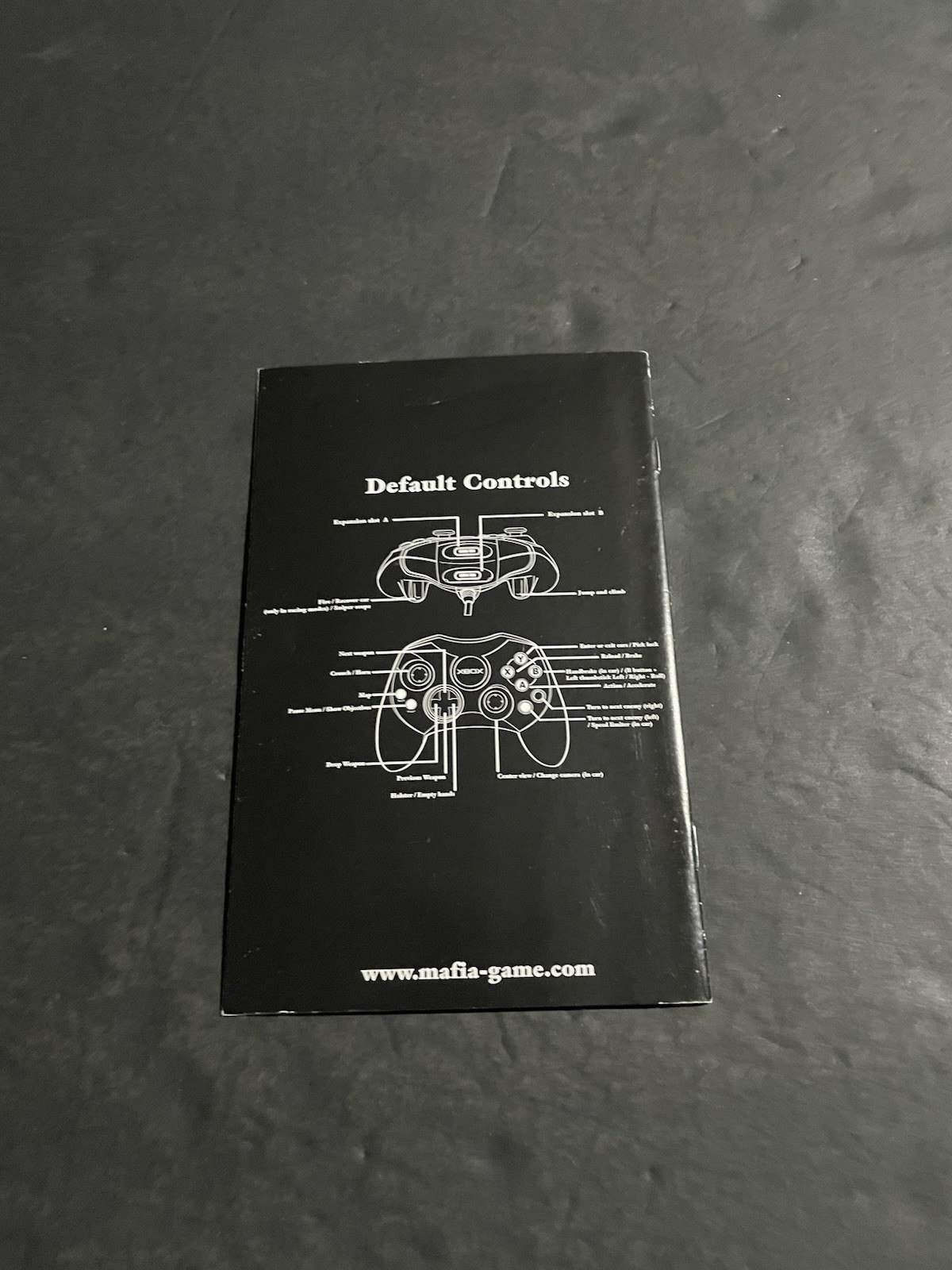 Mafia Xbox Manual only