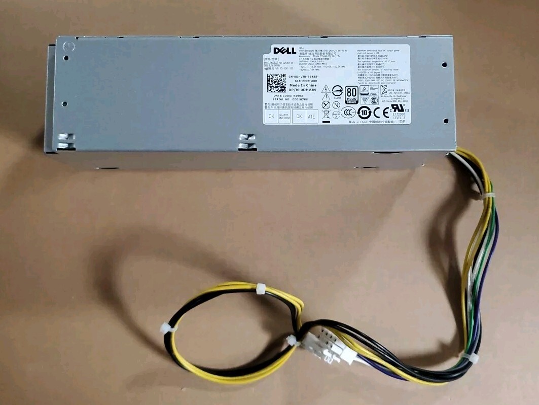 Dell Optiplex 3050 5050 7050 240W Power Supply 0GDWFH 0THRJK 00706M 0DHVJN 4GTN5
