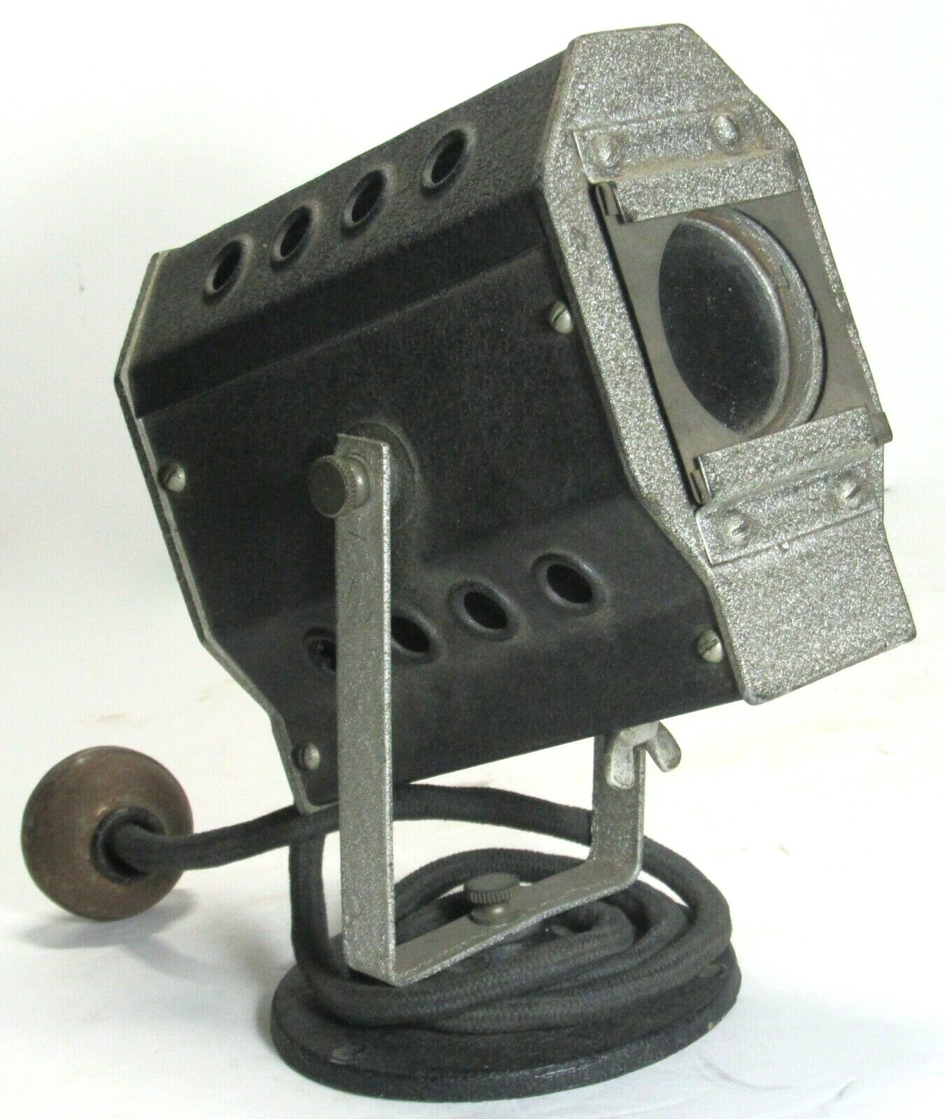 Industrial Light Magic Lantern Slide Projector Viewer MACHINE GUN BODY Desk Lamp