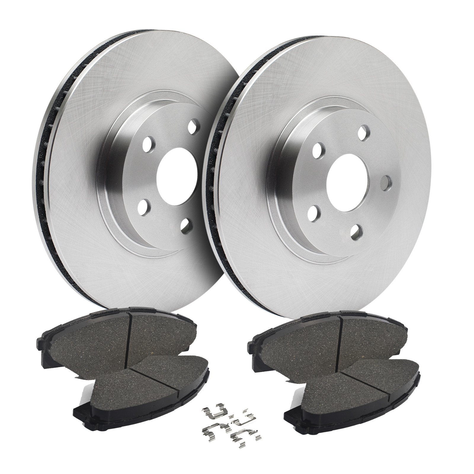Front Brake Rotors + Ceramic Pads for 2013-2017 Chevy Trax Buick Encore