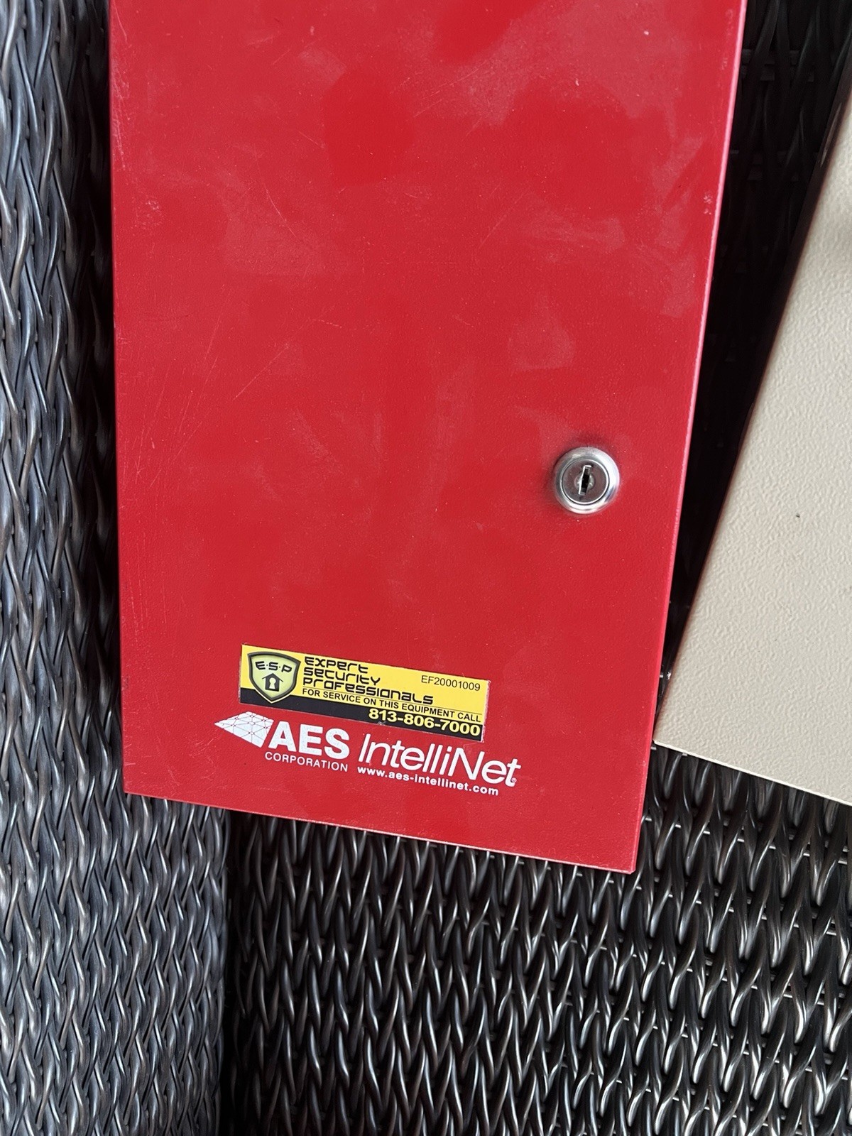 AES IntelliNet 7788F Subscriber Unit RF Signaling Device - Red Enclosure