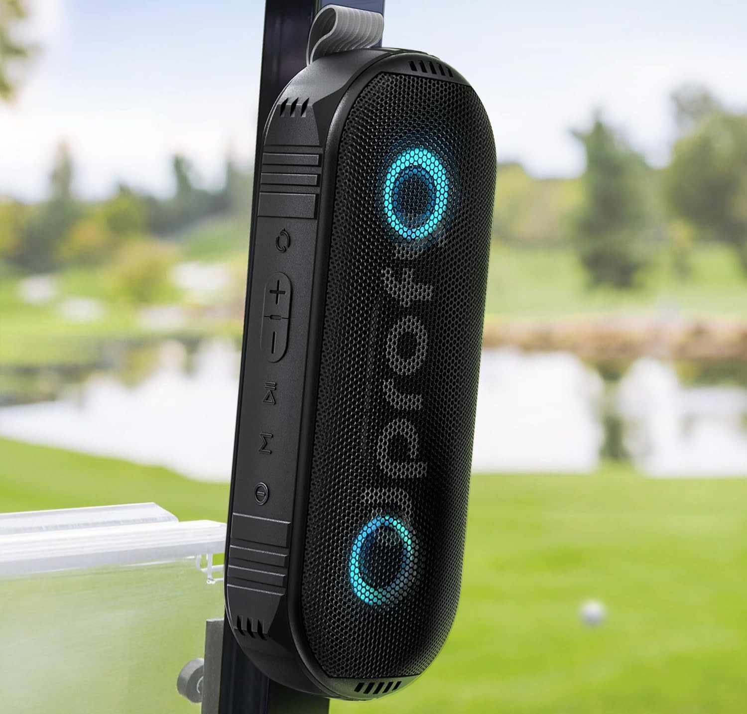 Dprofy's new Play 2 Rounds magnetic Bluetooth golf speaker
