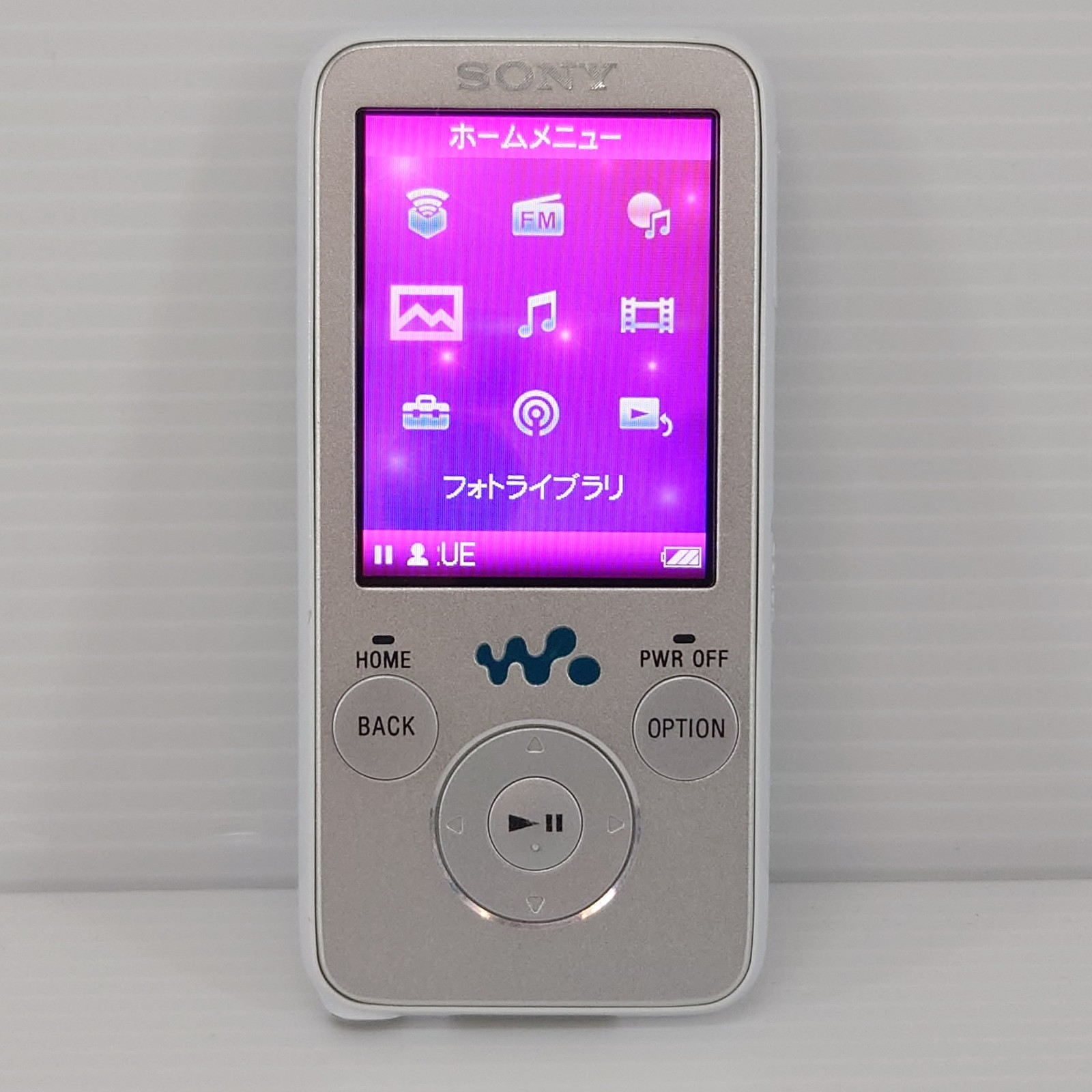 SONY Walkman NW-S636F  4GB WHITE Portable Audio tested made in MALAYSIA