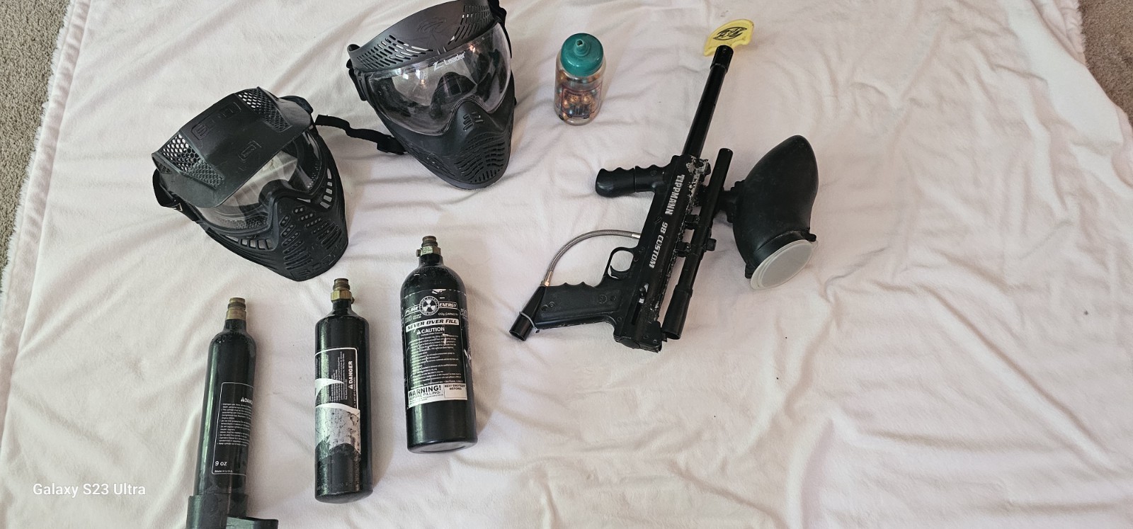 Paintball Marker Gun  Semi Auntomatic Gas System Co2 Or HPA Used With Some Parts
