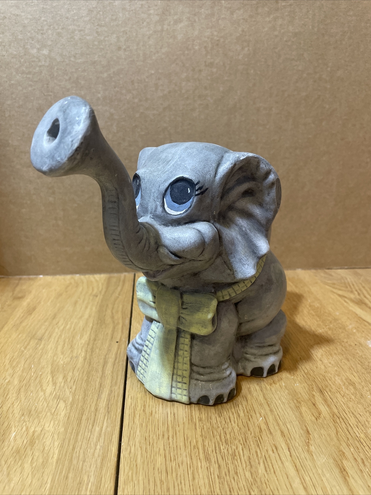 Elephant Planter Vintage 1977 by Steinmetz 8” Tall