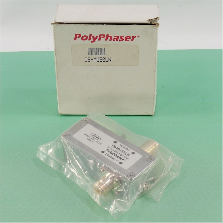 NEW PolyPhaser IS-MU50LN Lightning NEMP Protector for 1GHz to 3GHz