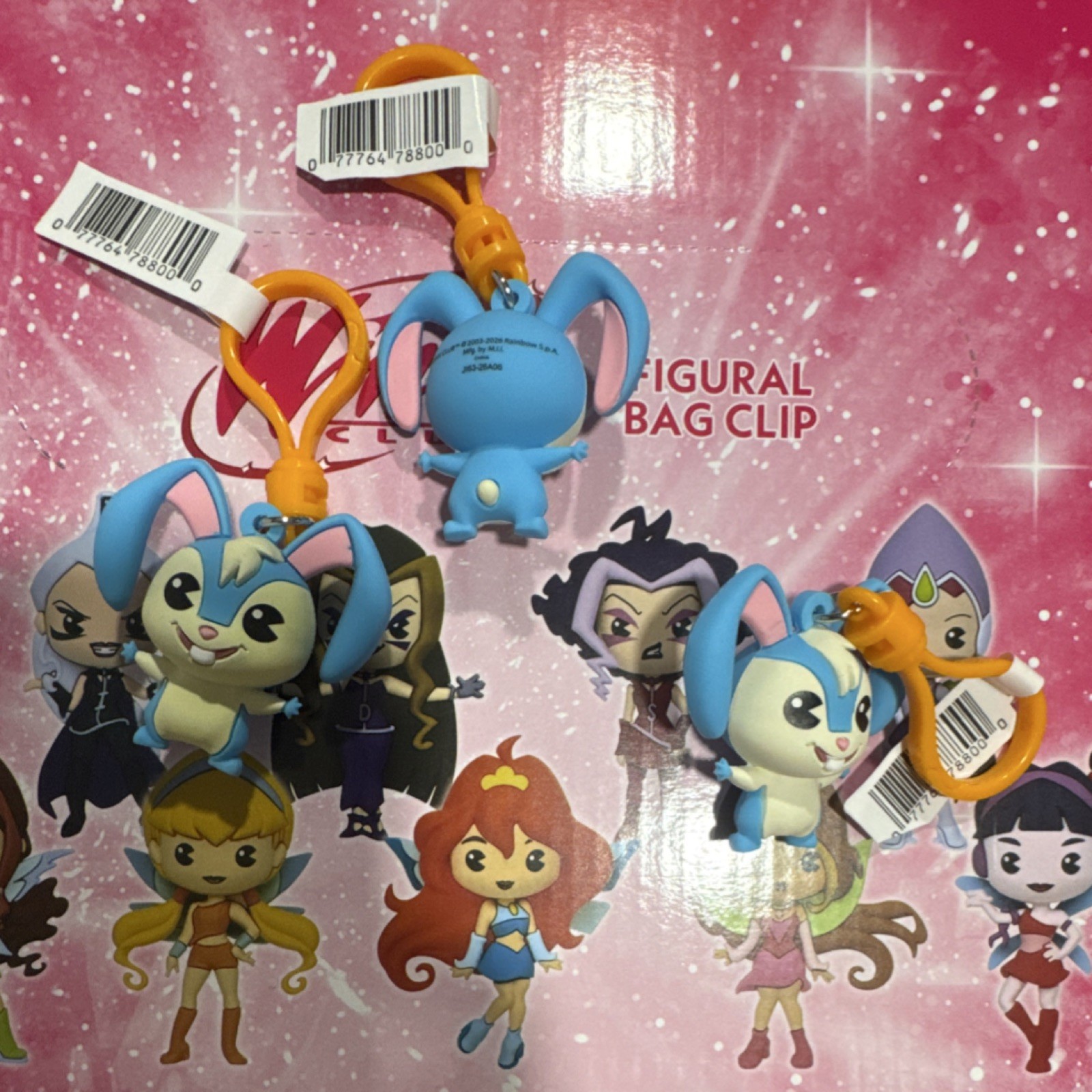 Winx Club Figural Bag Clip Keychains Series 1