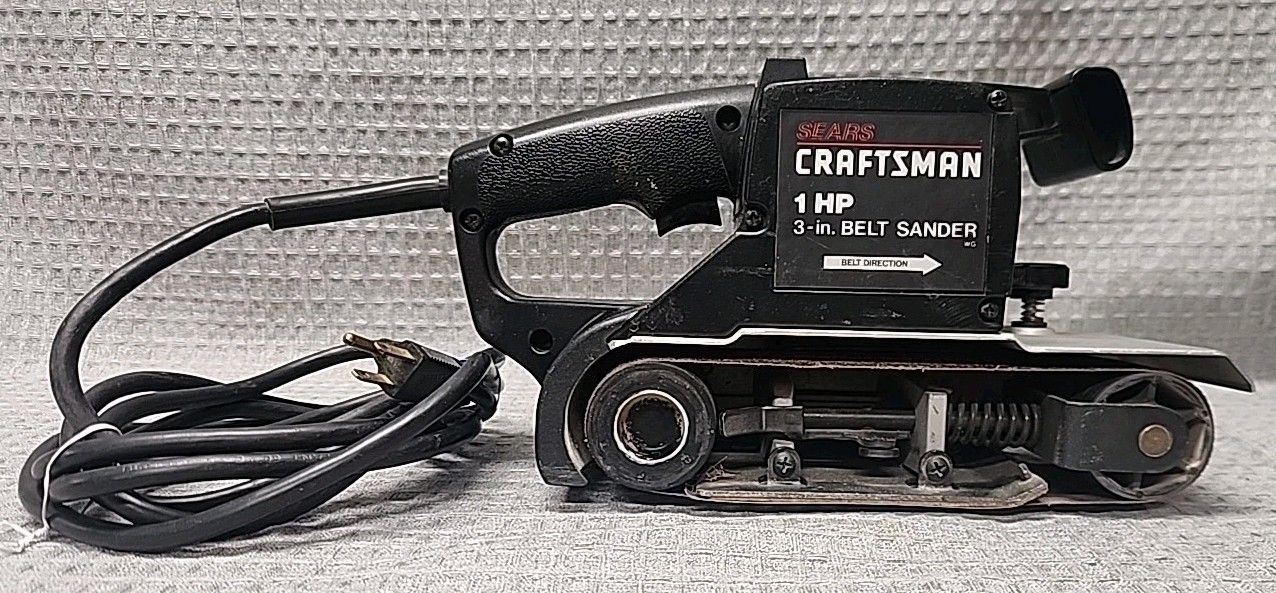 Sears Craftsman 315 117130 3 X 21 Belt Sander 1HP With Case Made USA TESTED