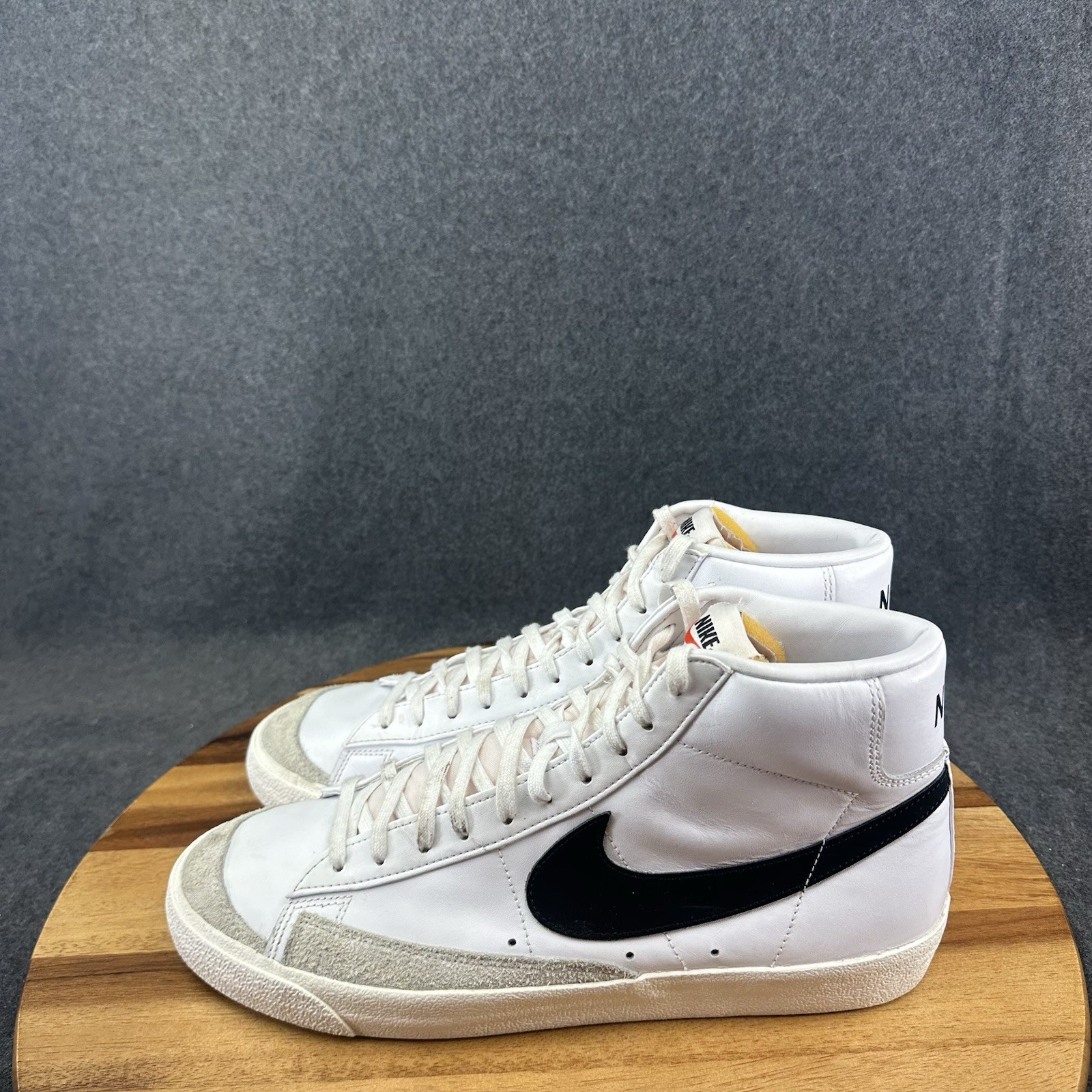 Nike Blazer Mid 77 Men's 13 Shoes Vintage Retro Style BQ6806-100 White Black