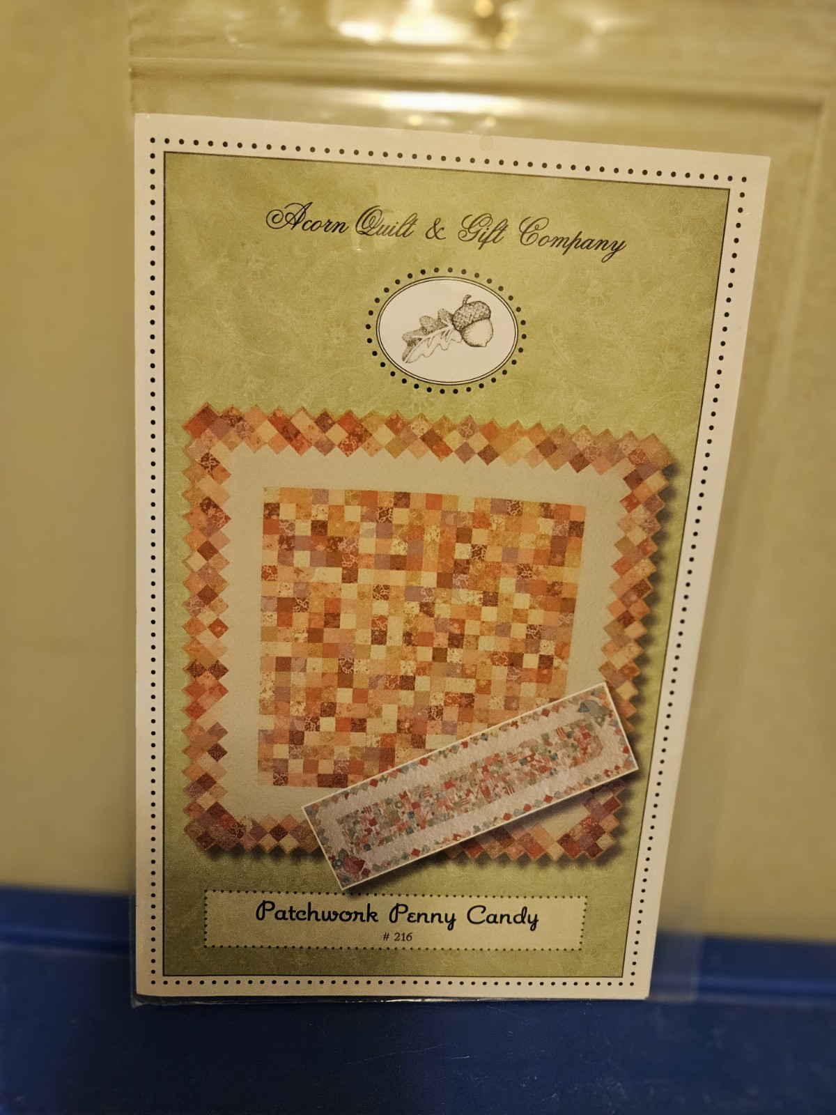 Acorn Quilt & Gift Company PATCHWORK PENNY CANDY Quilt  & Tablerunner Pattern