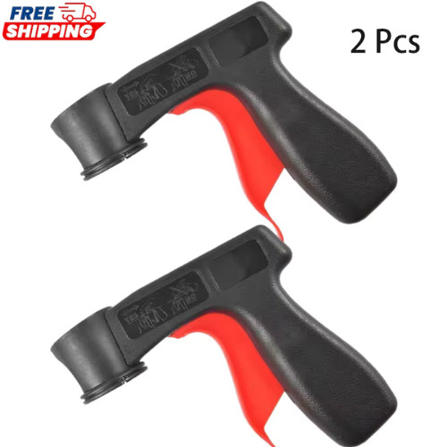 Can-Gun Aerosol Trigger Handle 2 Pack Spray Can Grip Adapter Paint Sprayer