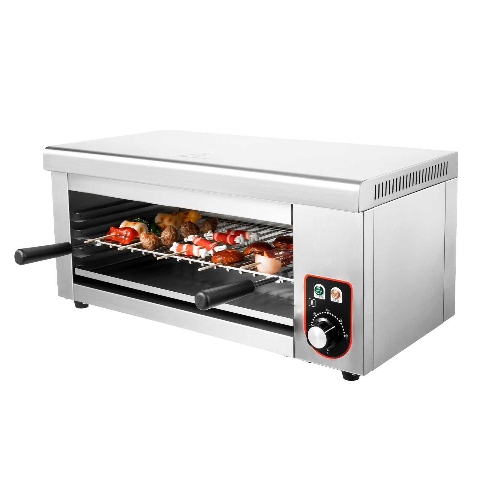 Electric Cheese Melter Salamander Broiler BBQ Gril Countertop Cheese Melting US