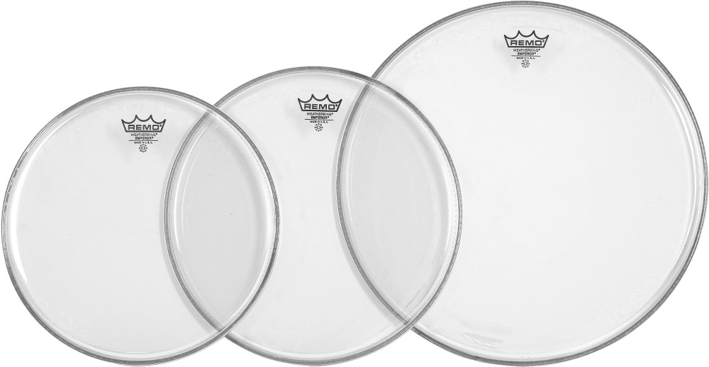 Remo Emperor Tom Drumhead Pack Standard Clear