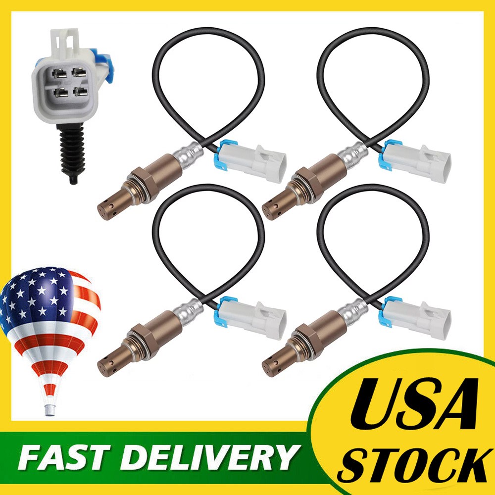4 Up&Down Oxygen Sensor For 2003-2005 Chevy Silverado GMC Sierra Yukon 1500 5.3L