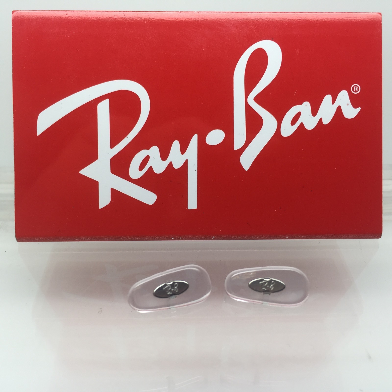 Authentic Rayban RB 3016 Clubmaster Replacement  Crimp On Silicone Nose Pads
