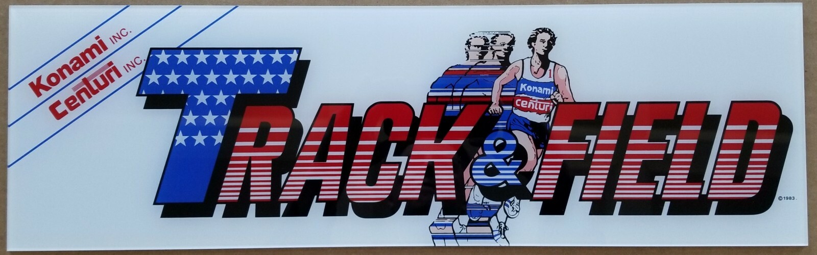 TRACK AND FIELD MARQUEE Screen Printed  PA EXCLUSIVE!