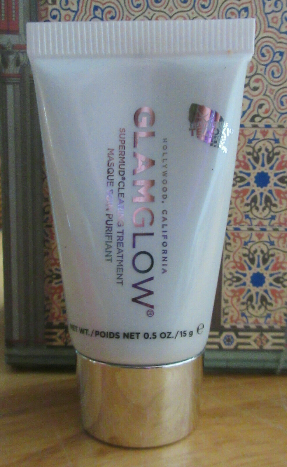 GLAMGLOW SUPERMUD Clearing Treatment Mask .5oz Trial Sz NEW