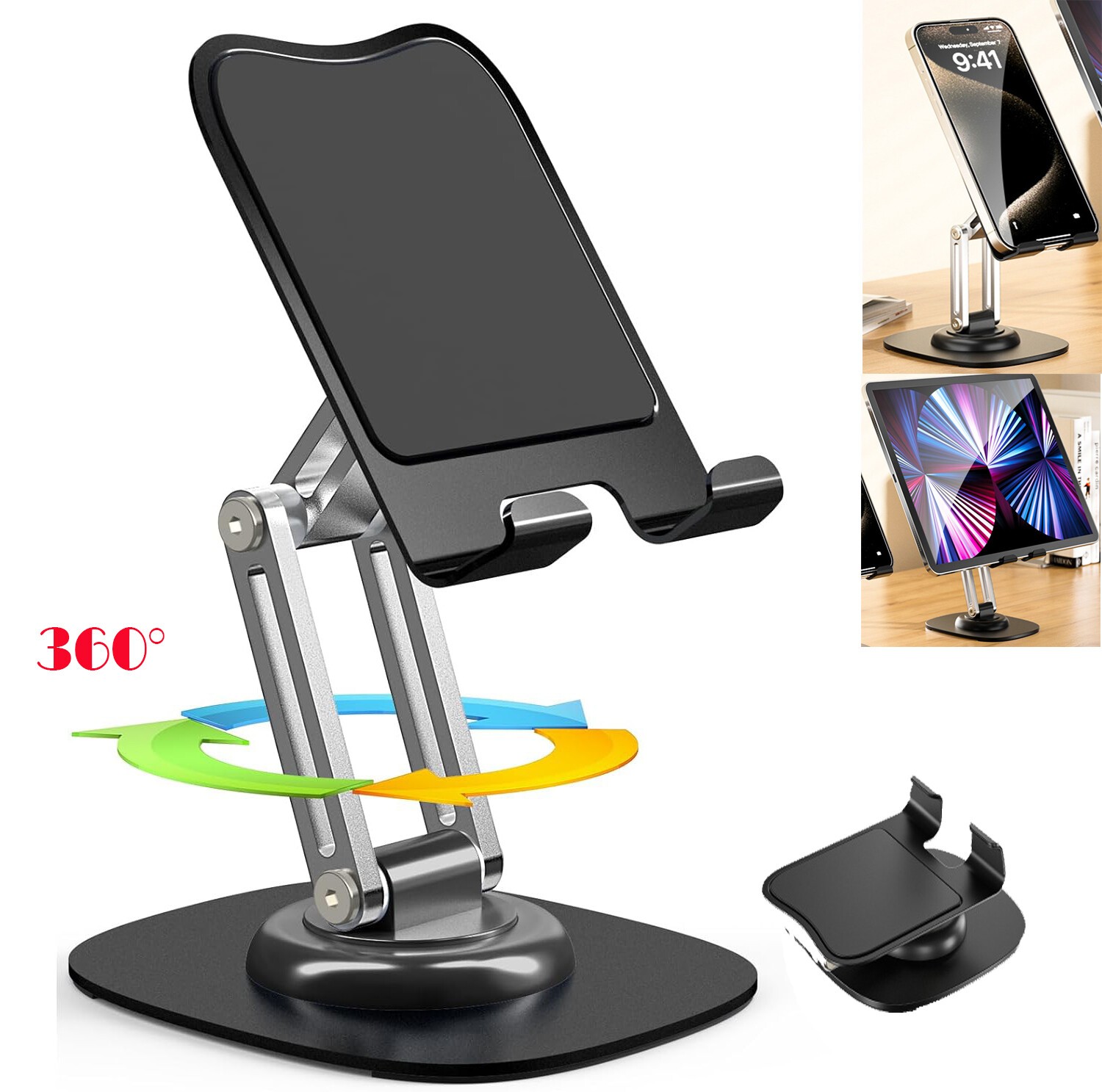 Foldable Tablet Stand Adjustable Universal Phone Holder Desk Mount for iPhone
