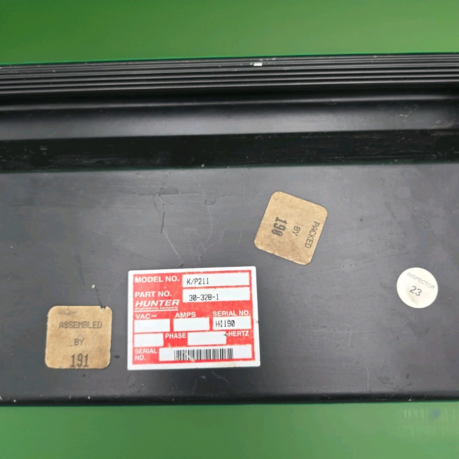 Hunter K/P211 30-328-1 Remote Indicator Display Panel Alignment Used
