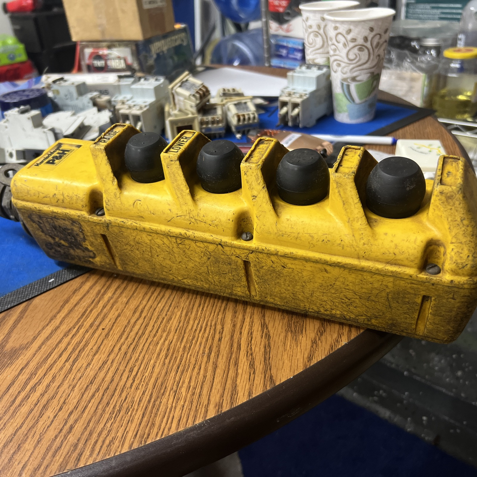 P&H HARNISCHFEGER BULLETIN 596 NEMA 3R/4X 4 Pendant BUTTON CONTROL.