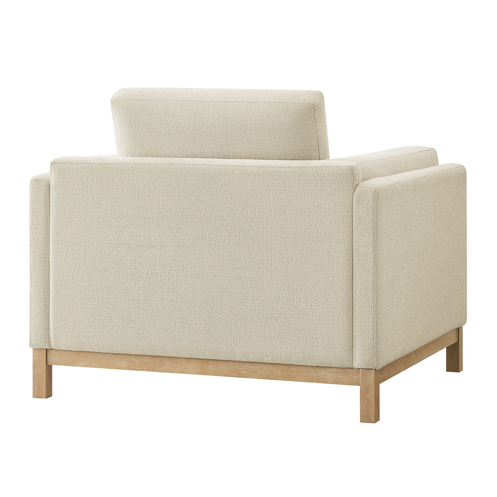 Roscoe Fabric Armchair in Ivory