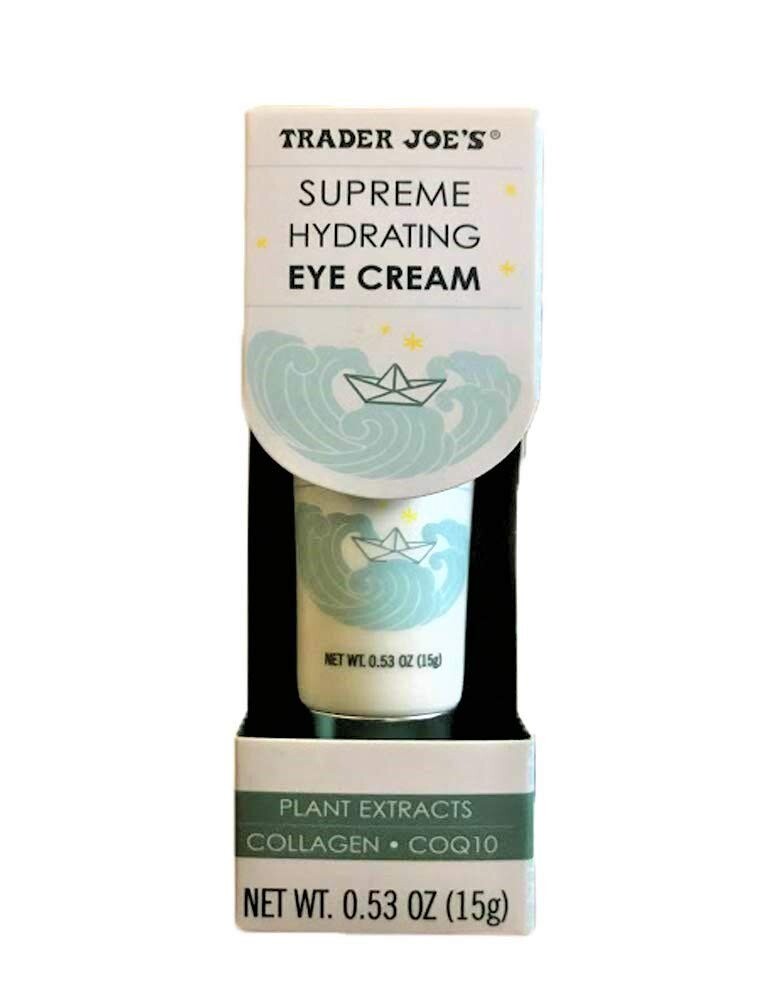 Trader Joes SUPREME HYDRATING Eye Cream Collagen Plant Extracts From New Zealand