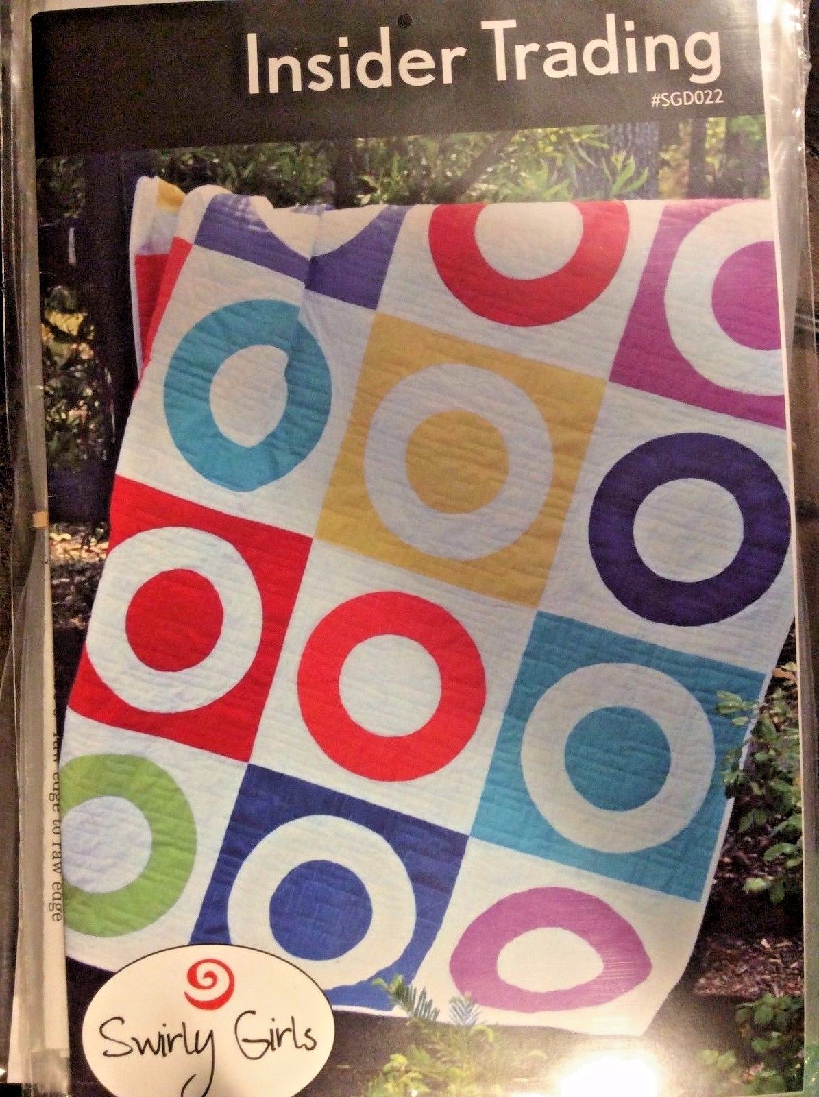 SWIRLY GIRLS DESIGNS #SGD022 INSIDER TRADING QUILT PATTERN