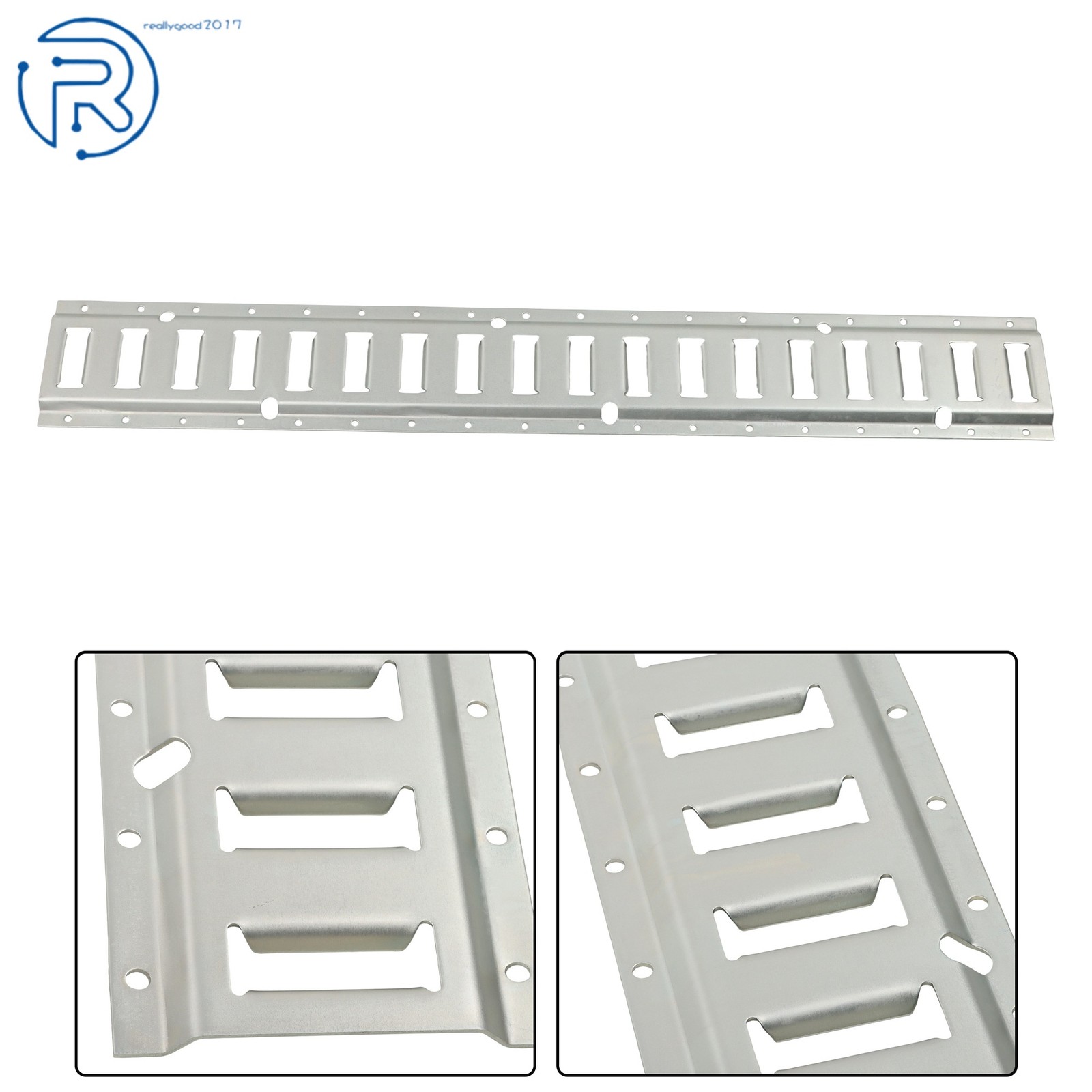 New Steel E Track Tie Down Rail Kit Silver Galvanized 24 Pack 3' Secure Cargo