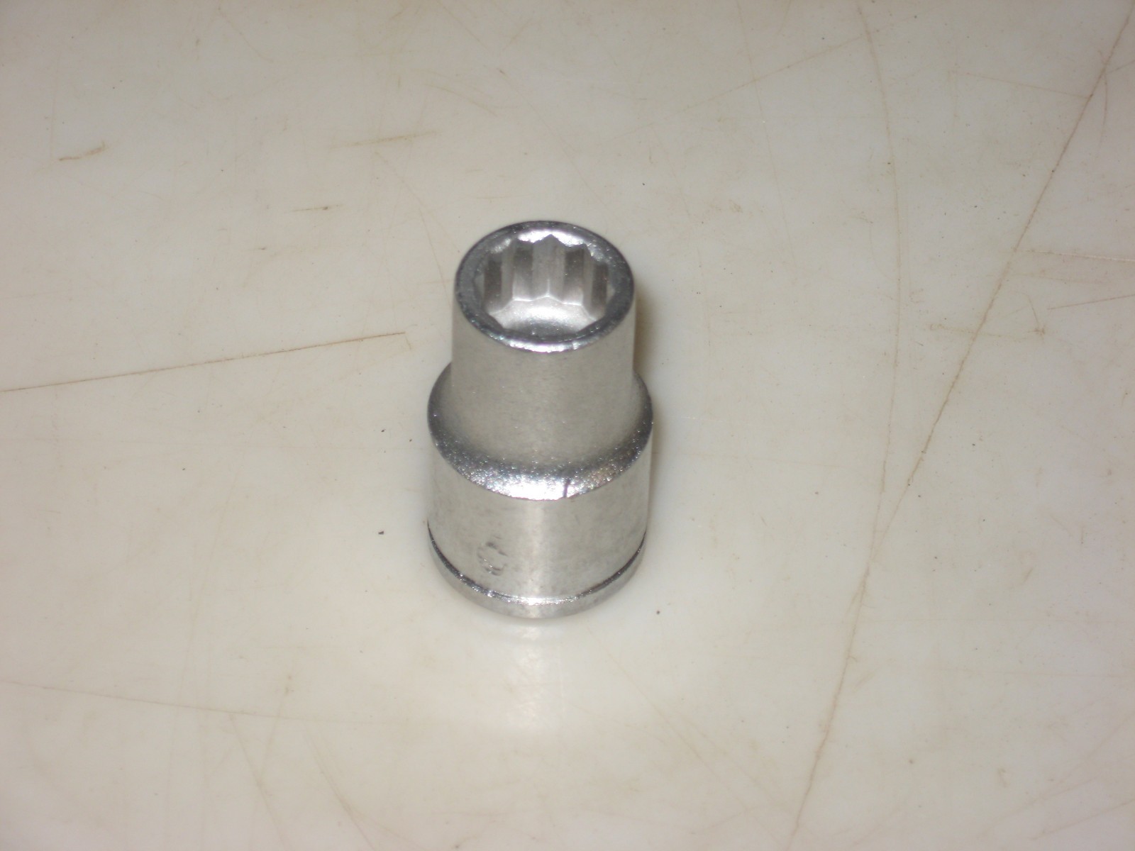 New  1/2" DRIVE 7/16" SOCKET, 12-pt, USA, POLISHED CHROME, USA, PROTO 5414