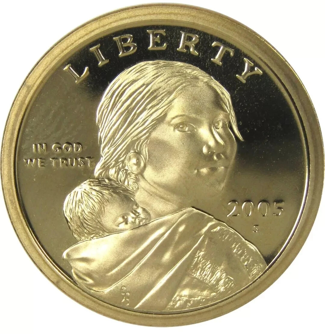 2005 S Native American Sacagawea Dollar Gem Deep Cameo PROOF US Mint Coin