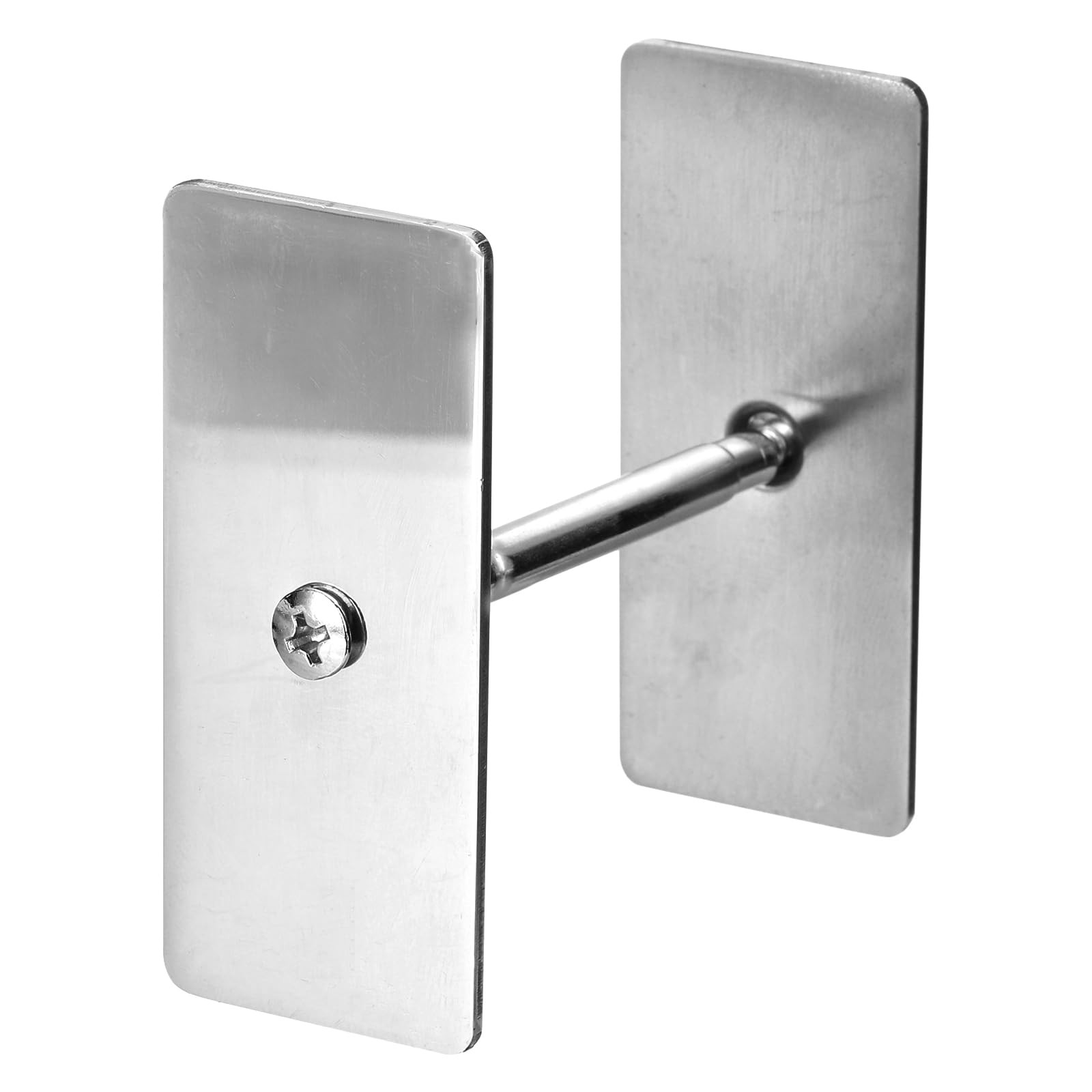 PATIKIL Door Hole Cover Plate, 3 1/10 Inches Zinc Alloy 3 Inch, Silver